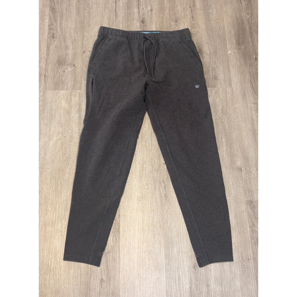 Mack Weldon Ace Sweatpants Mens Medium Tall Charcoal Grey Joggers French Terry